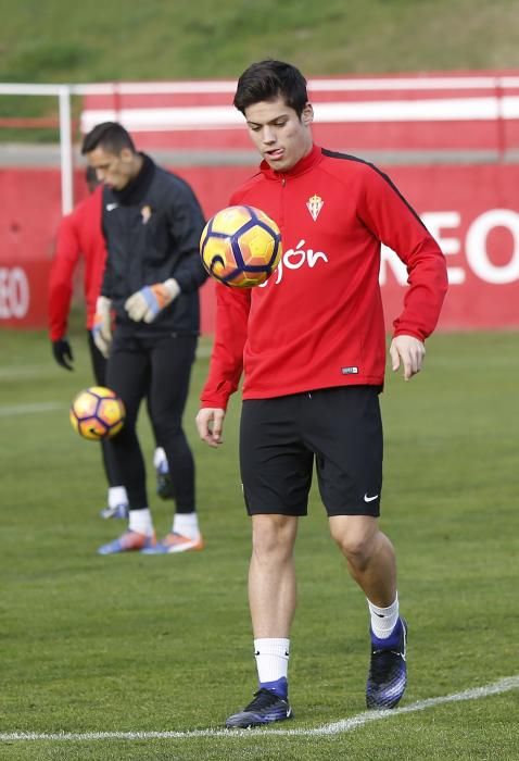 Entrenamiento del Sporting