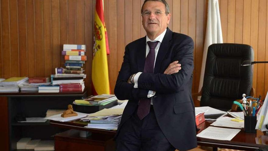 Juan Carlos Aladro es fiscal jefe provincial en Pontevedra desde el año 2007. // Gustavo Santos