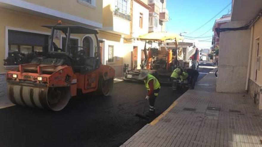 Imagen de las obras facilitada por el Ayuntamiento.