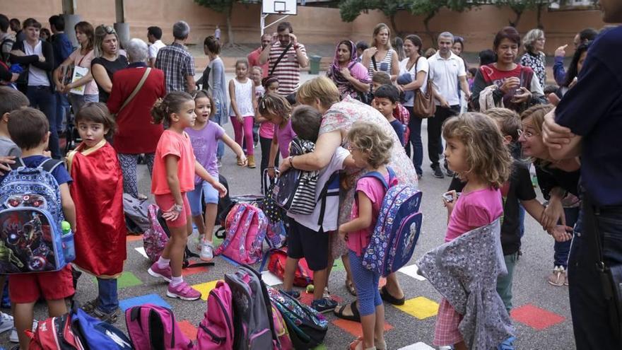 Imagen de una vuelta al ´cole´ en Palma.