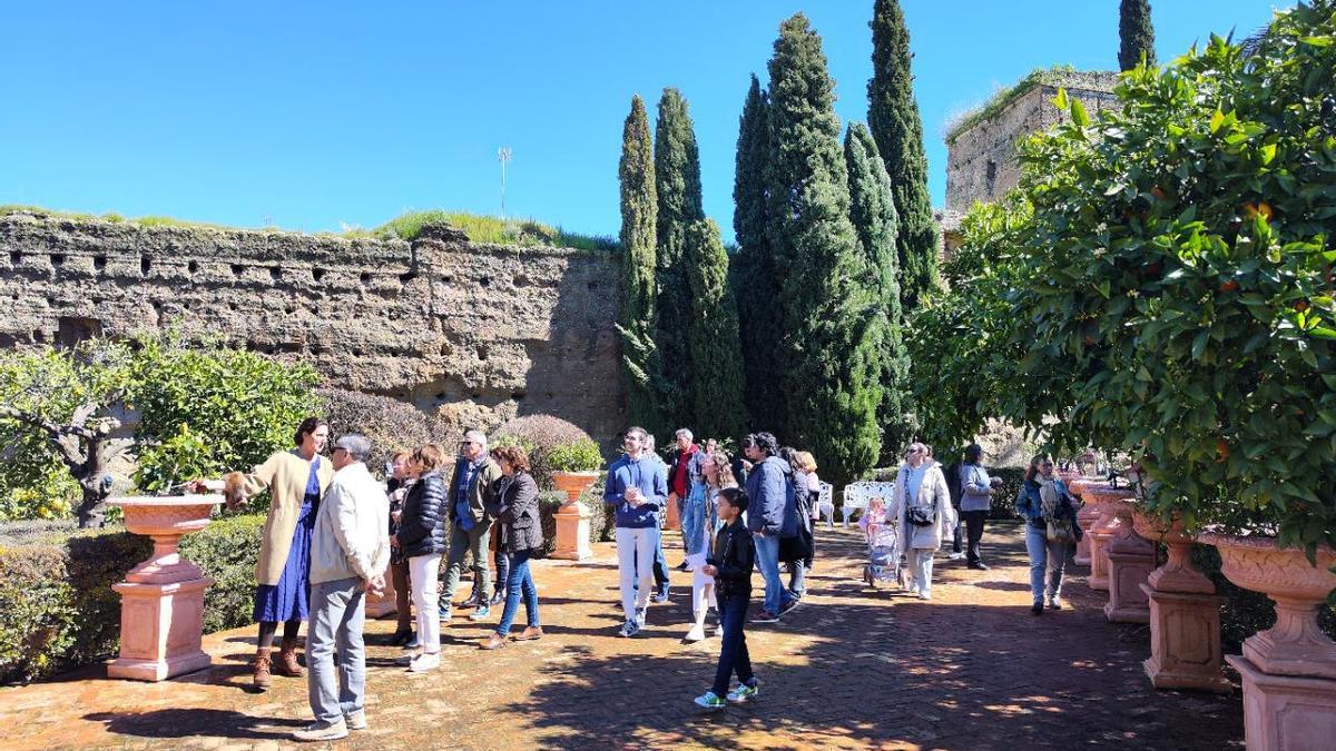 Visita a los jardines del Palacio Portocarrero.