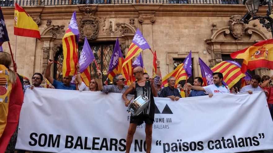 Concentración en Palma a favor de la unidad de España