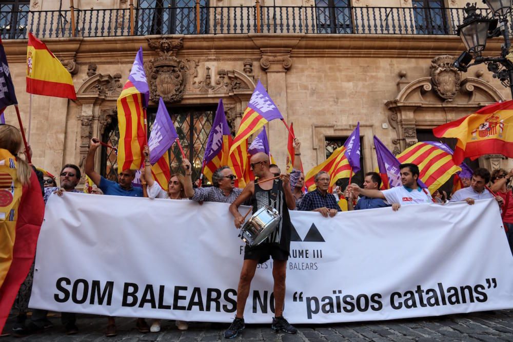 Concentración en Palma a favor de la unidad de España