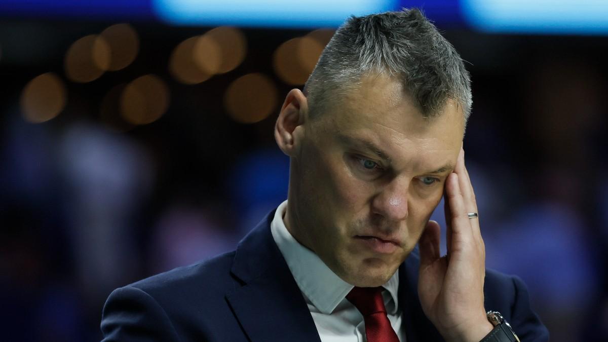 Jasikevicius, en el tercer partido frente al Madrid