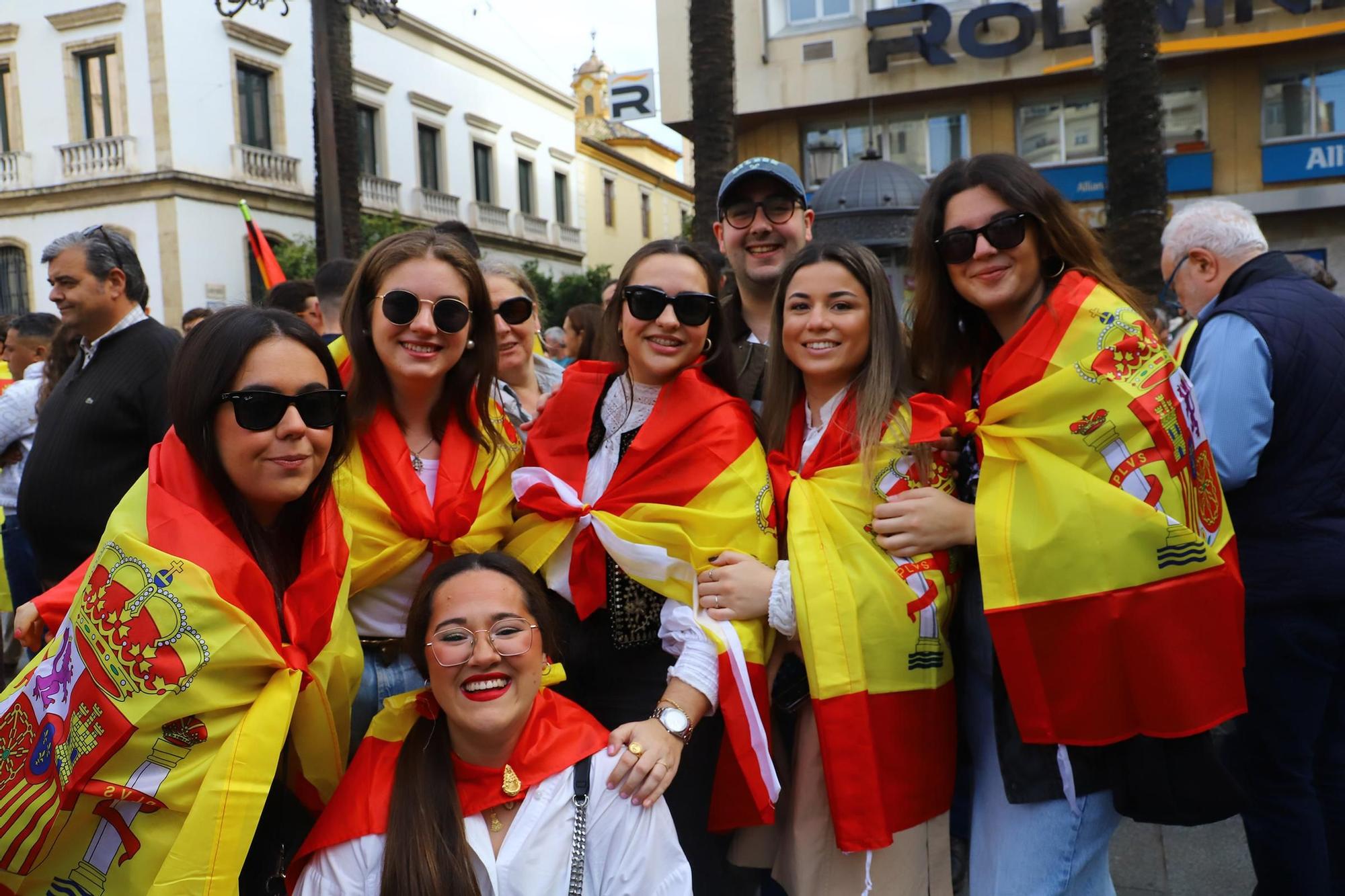 El PP de Córdoba congrega en Las Tendillas a miles de personas contra la amnistía