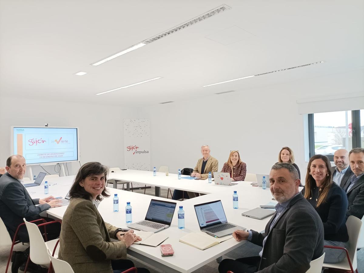 El comité del fondo de capital riesgo "Gijón Invierte II".
