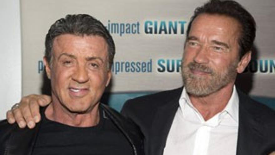 Schwarzenegger y Stallone, juntos