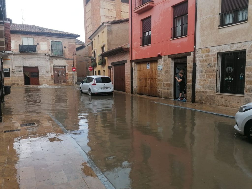 Tromba de agua en Toro