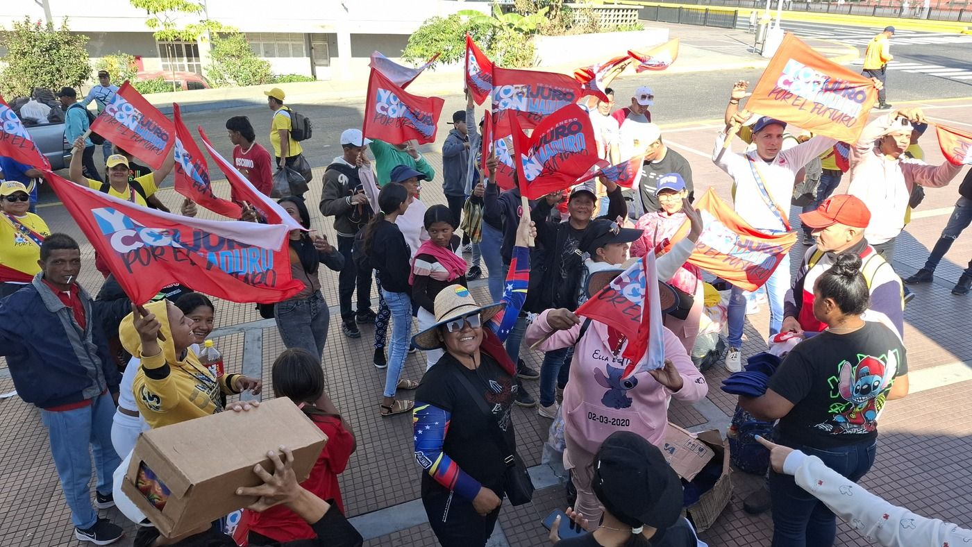 Día de la nueva toma de posesión de Nicolás Maduro como presidente de Venezuela