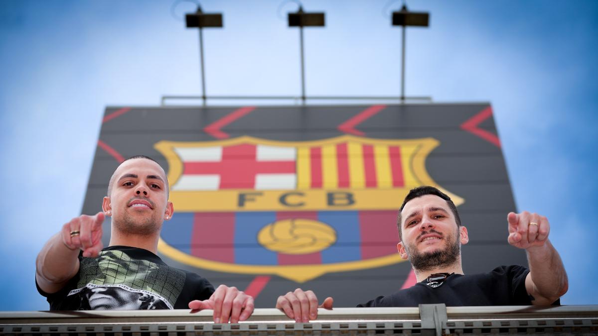 Ferrao y Dyego, con SPORT en la Ciutat Esportiva