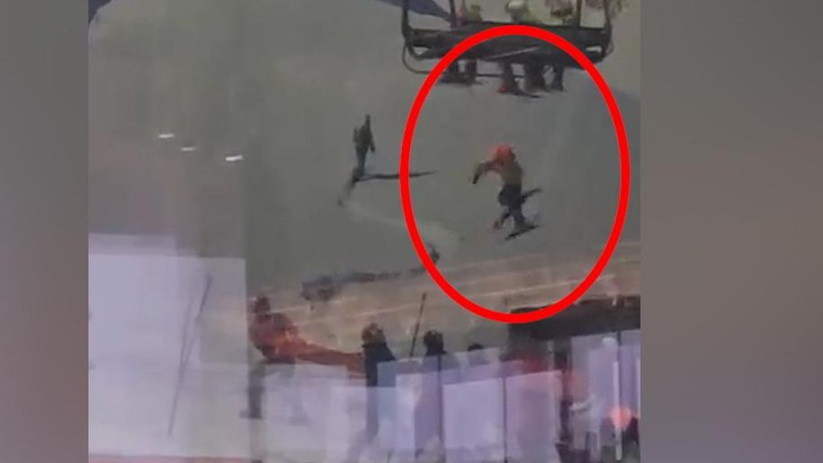 El angustioso rescate a un niño de tres años que quedó colgado del telesilla de la pista de esquí de Xanadú, Madrid