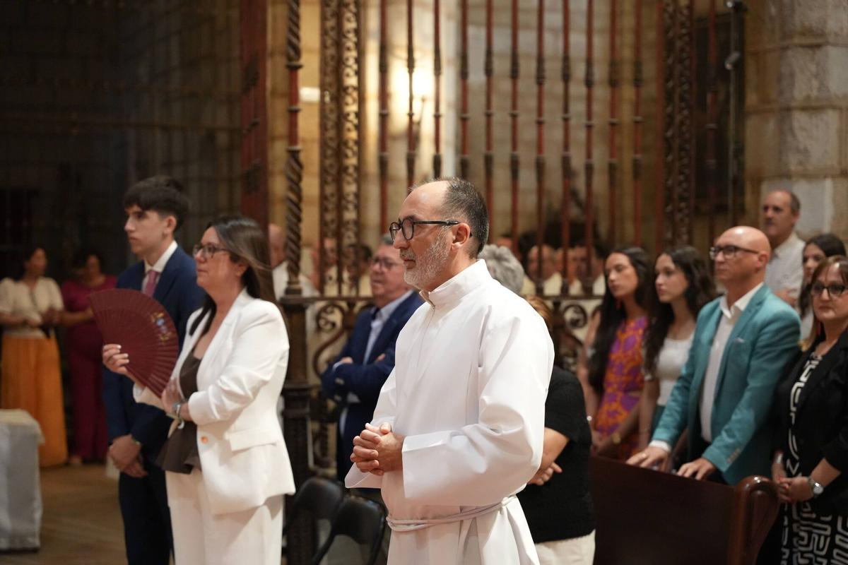 El primer diácono permanente de la Archidiócesis, Juan Antonio Morquecho.