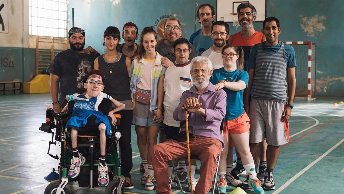 Los protagonistas de la película 'Campeonex'.