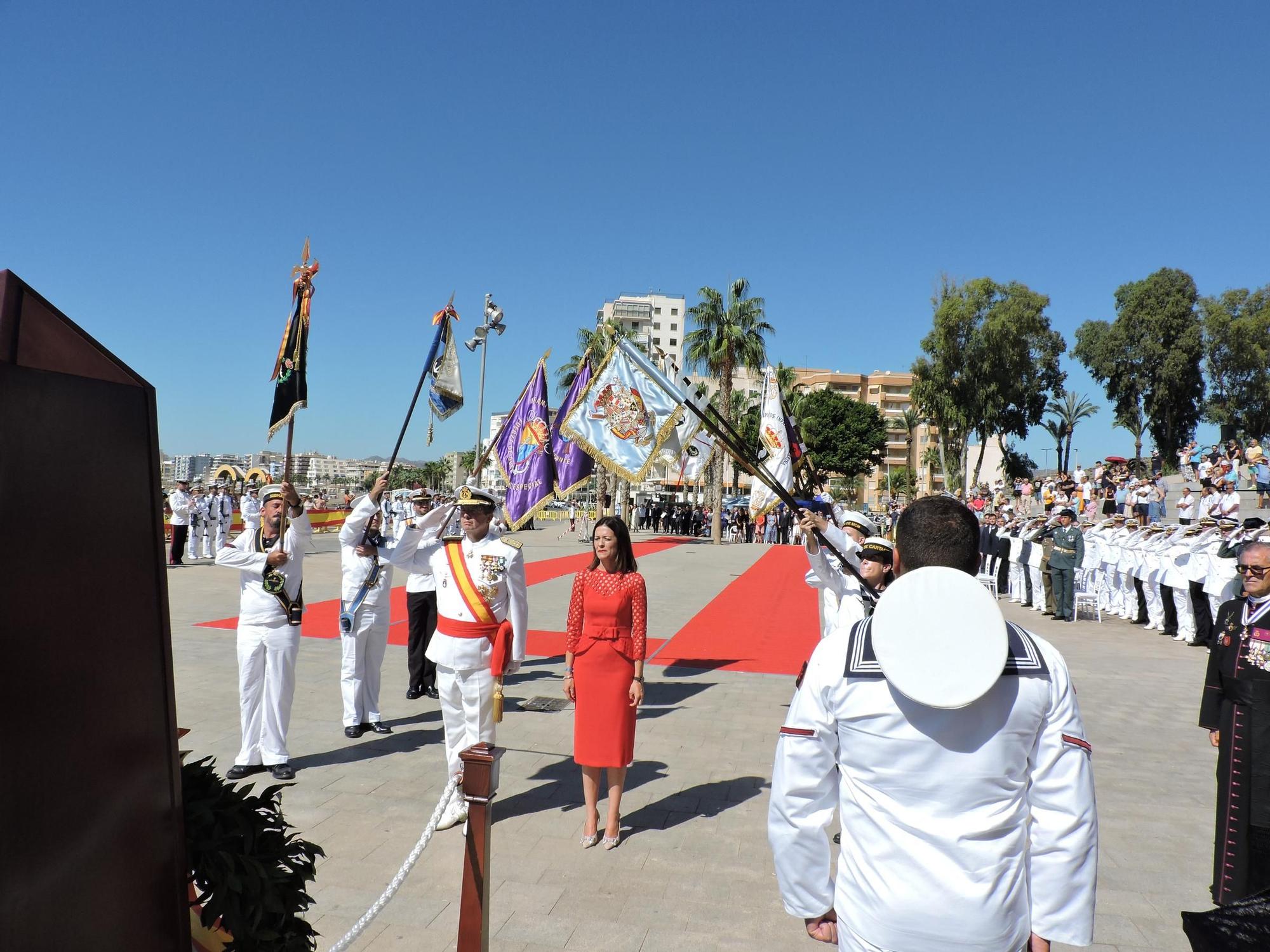 Jura de Bandera para personal civil en Águilas