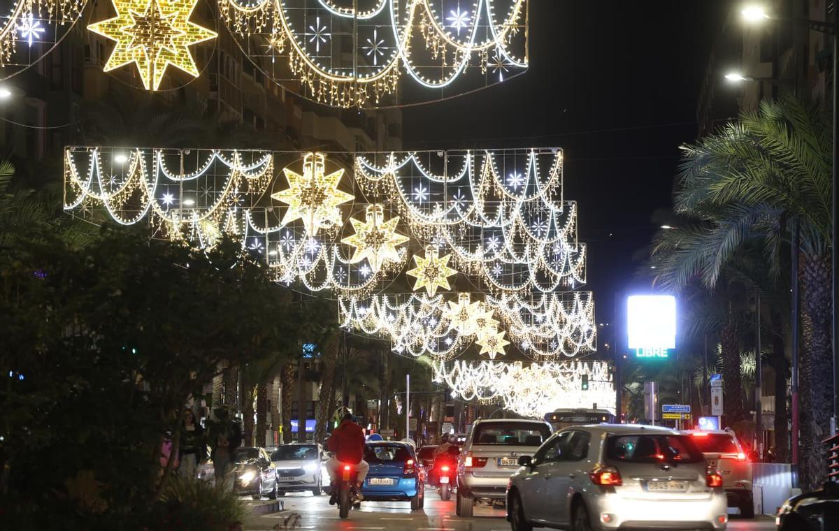 Encendido de las luces de Navidad en Alicante