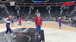 Satoransky, Vesely y Punter se ejercitaron con normalidad con el resto del grupo