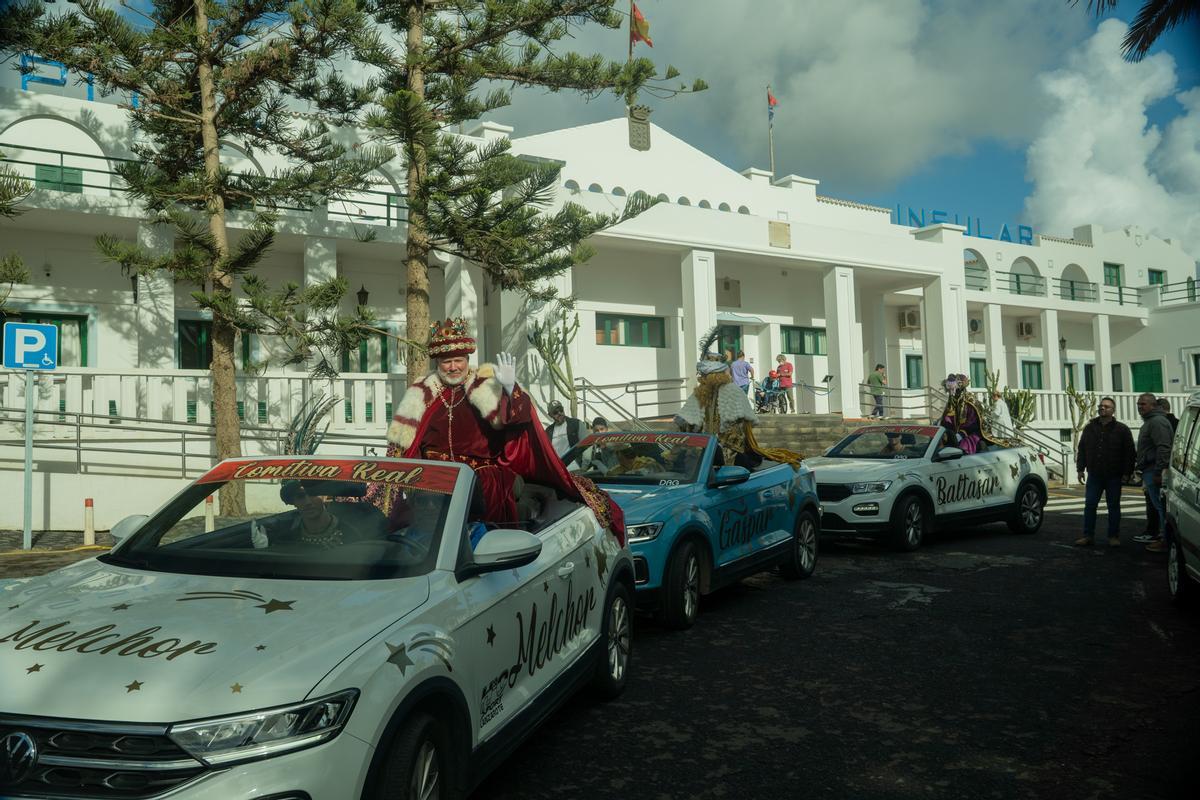 Los Reyes Magos de Oriente se disponen a visitar los barrios de Arrecife.