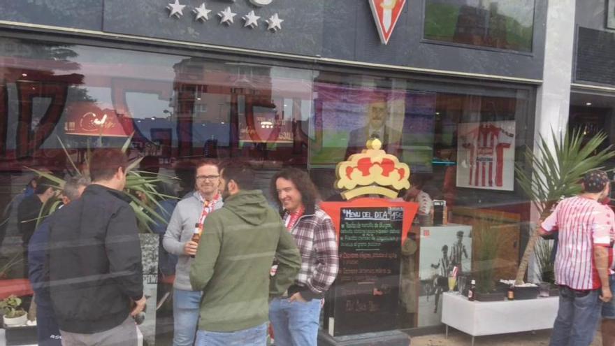 Ambiente en Gijón antes del derbi