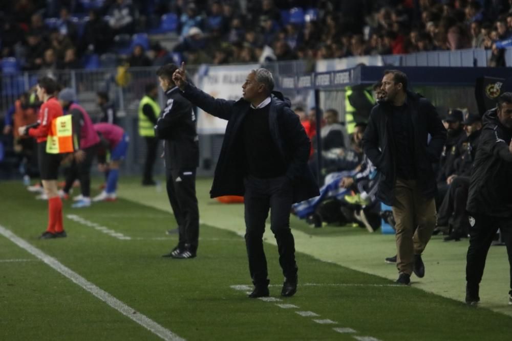 Partido del Málaga CF y la Ponferradina en La Rosaleda.