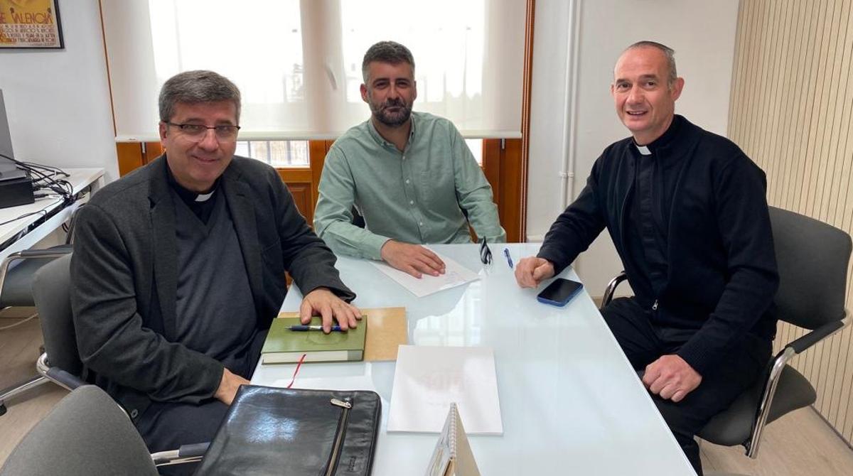 Pere Fuset se reunió con Juan Melchor y Álvaro Almenar.