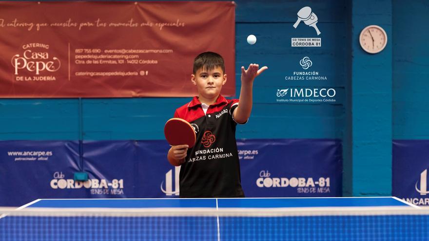 Darío Carrillo, un campeón de España de tenis de mesa sin límites