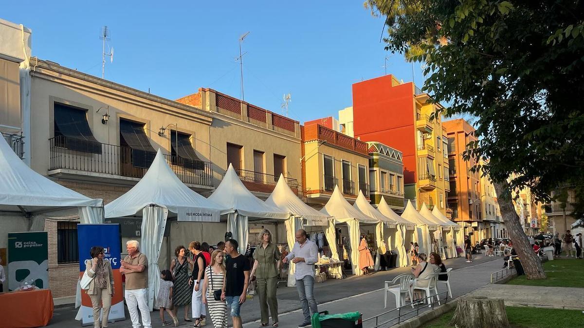 Feria comercial de Foios, en una imagen de archivo.