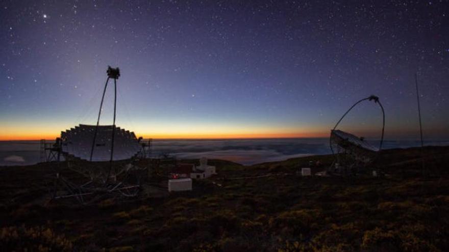 Telescopios MAGIC, en La Palma.