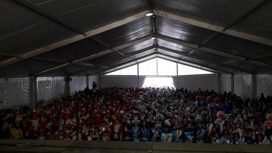 Los escolares fontaneses se vuelcan con el bullicio carnavalero