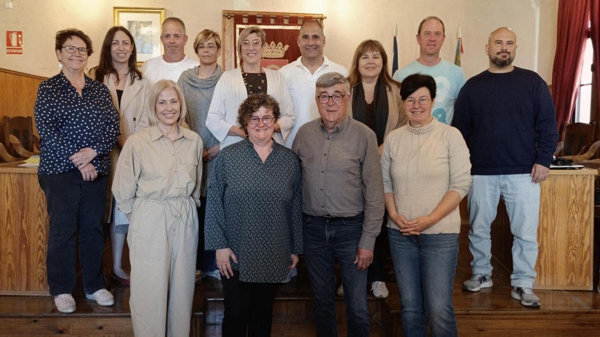 Foto de família de l'assemblea celebrada a Traiguera.