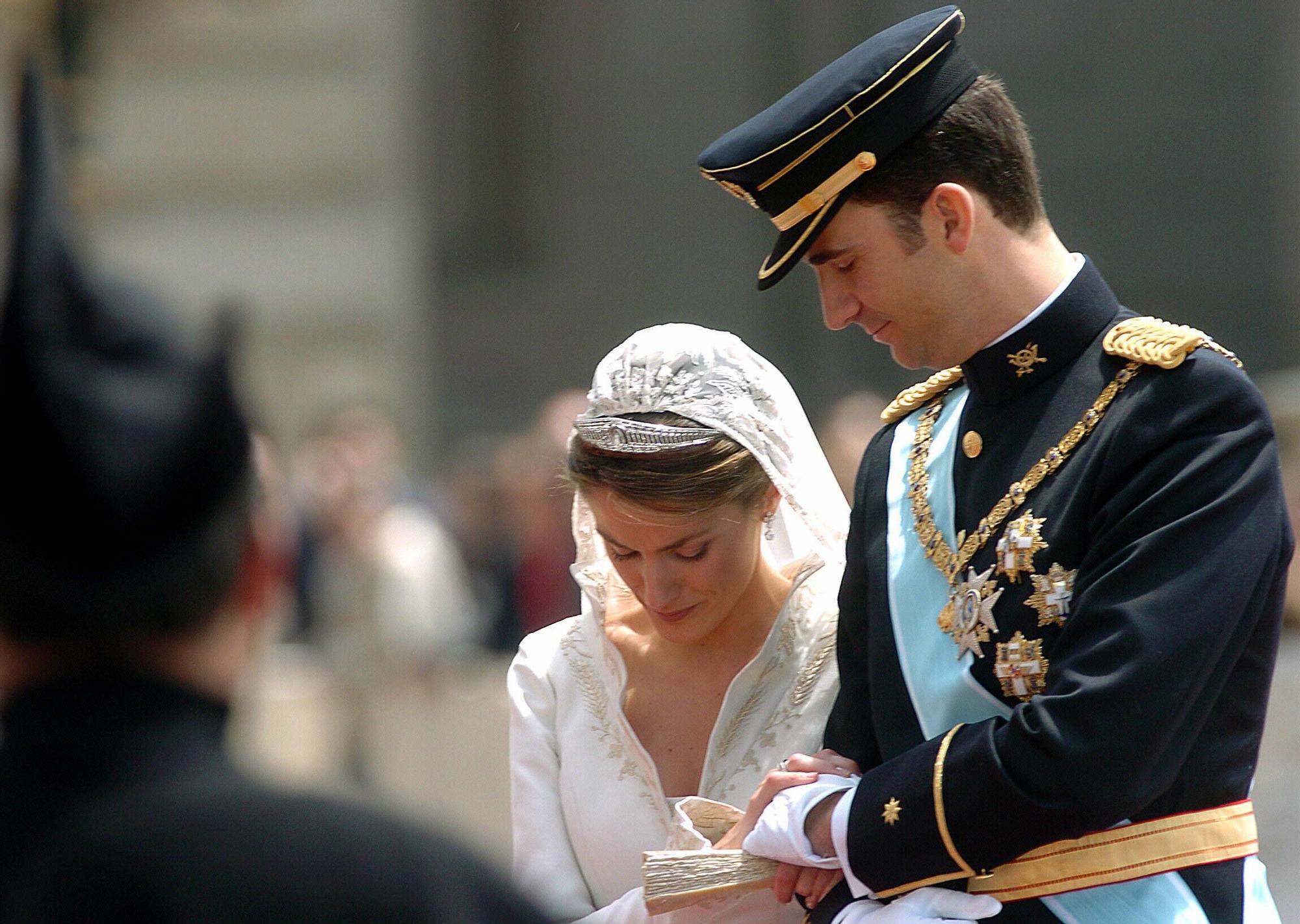 Así fue la boda real de Felipe y Letizia en 2004