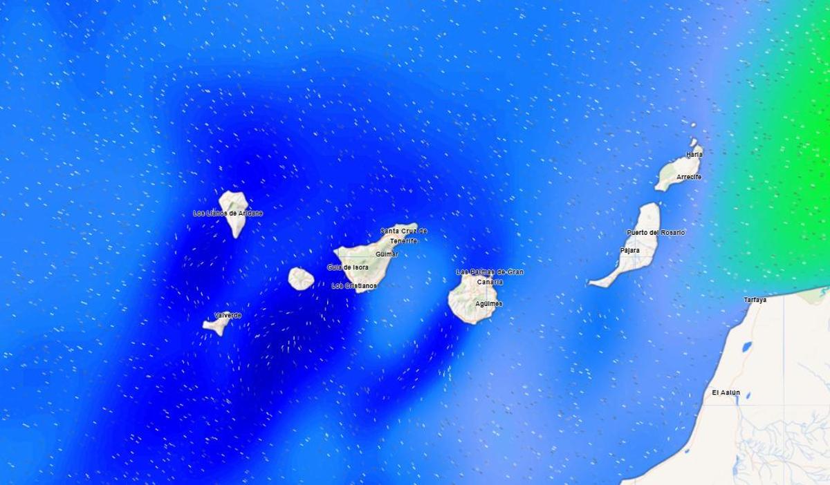 Mapa del tiempo.