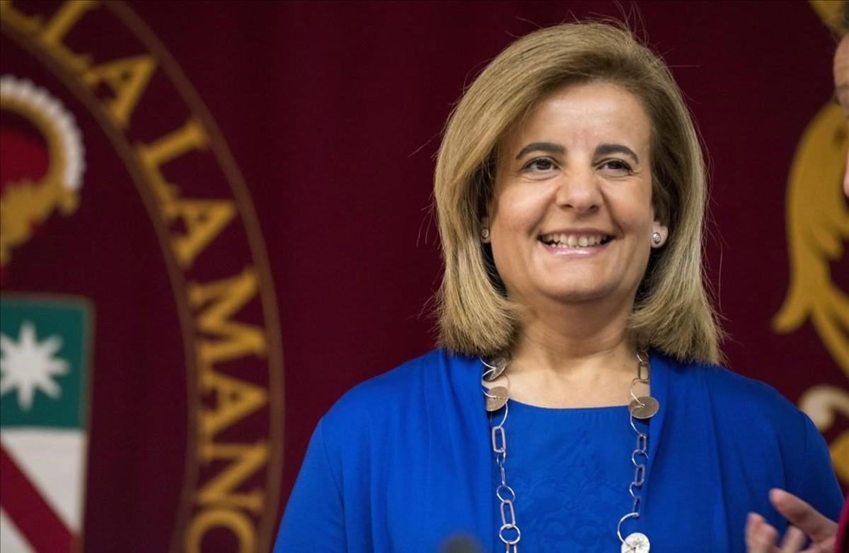 Fátima Báñez, ministra de Empleo. 