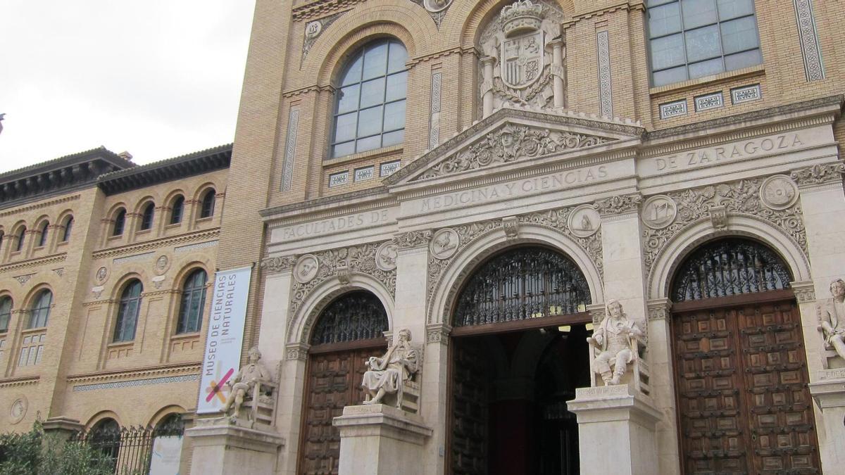 Imagen de archivo del edificio Paraninfo de la Universidad de Zaragoza