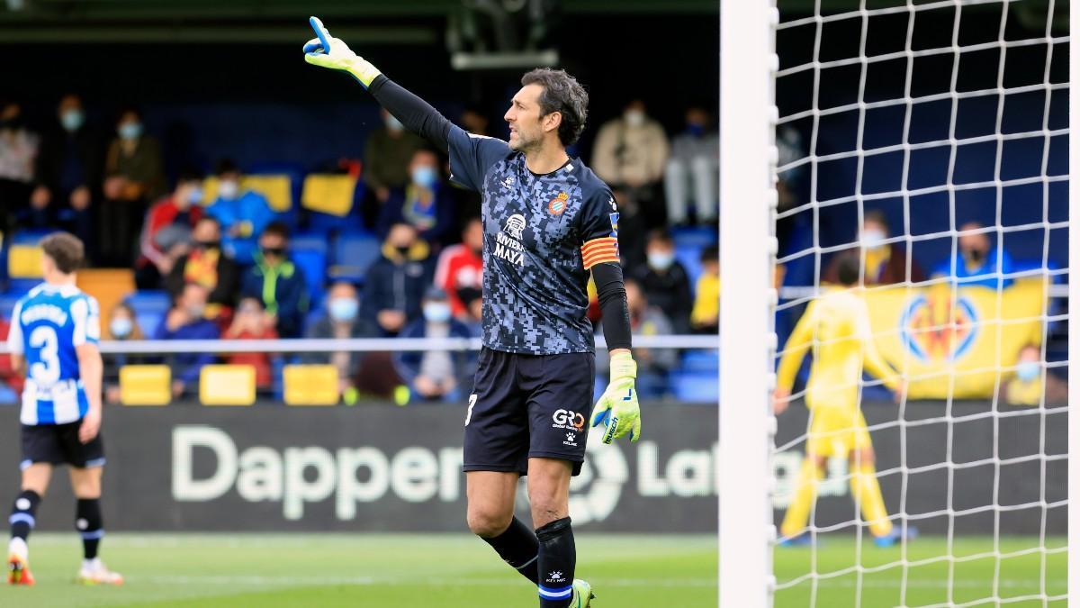 Diego López, durante el partido contra el Villarreal