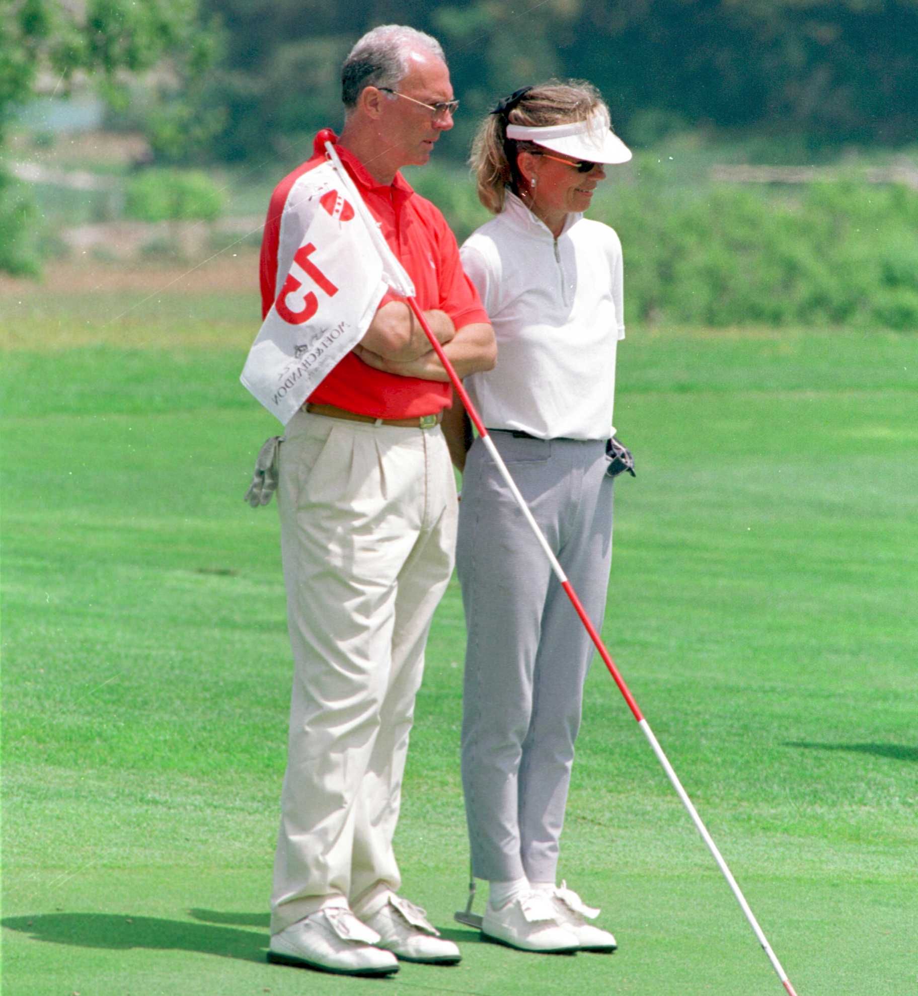 Franz Beckenbauer beim Benefiz-Turnier im Golfclub Pula in Son Servera.