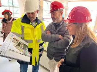 Así avanza la obra de la escuela de 0 a 3 de Pola de Siero