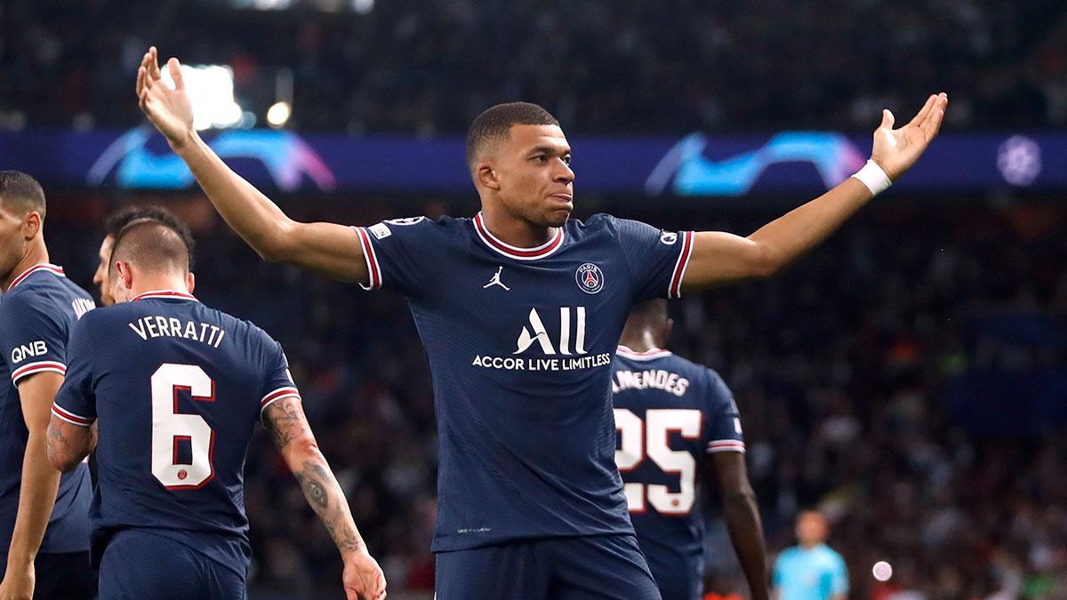 Mbappé abrió el camino del triunfo del PSG ante el RB Leipzig