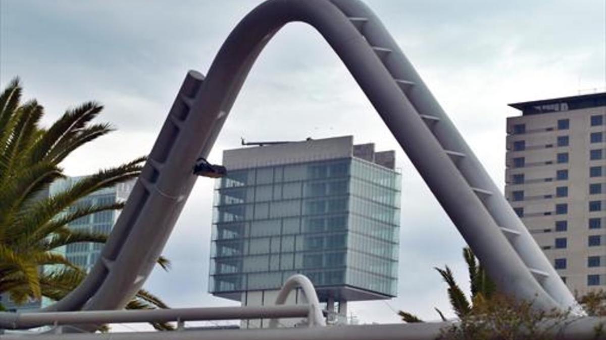 Edificios en la zona de Diagonal Mar de Barcelona.