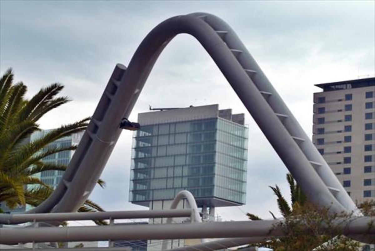 Edificios en la zona de Diagonal Mar de Barcelona.