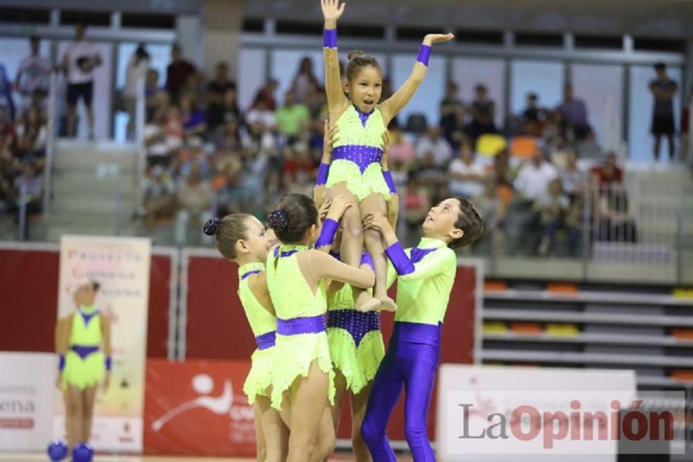 Clausura de las escuelas de Cartagena de gimnasia rítmica y estética de grupo