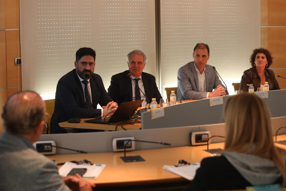 Raúl Calleja, Jorge Fombellida, Luis Cervera y Mayte Martínez.
