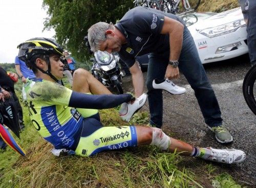 Contador abandona el Tour