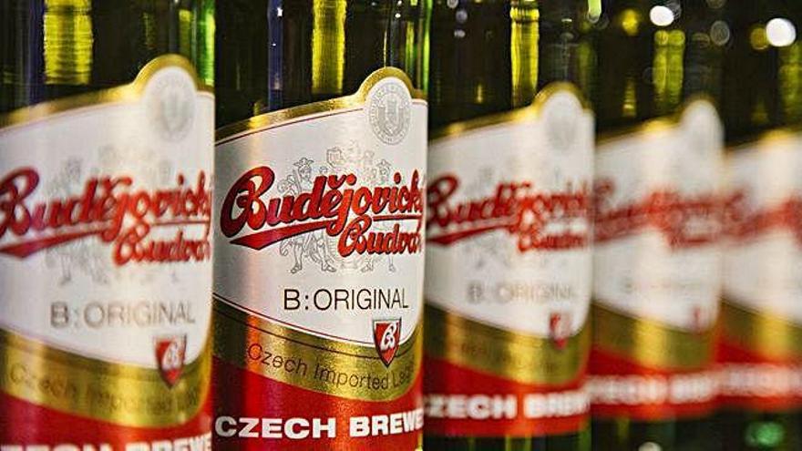 Cervezas de Budvar.