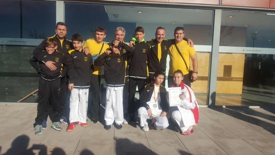 Podis del Tae Sport i Ki Hop en el Campionat de Catalunya júnior