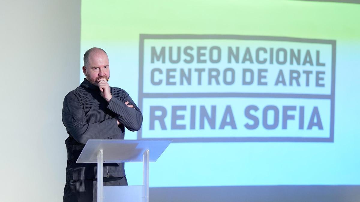 El director del Museo Reina Sofía, Manuel Segade, presenta la programación de 2024 este miércoles, en el edificio Nouvel del propio museo.