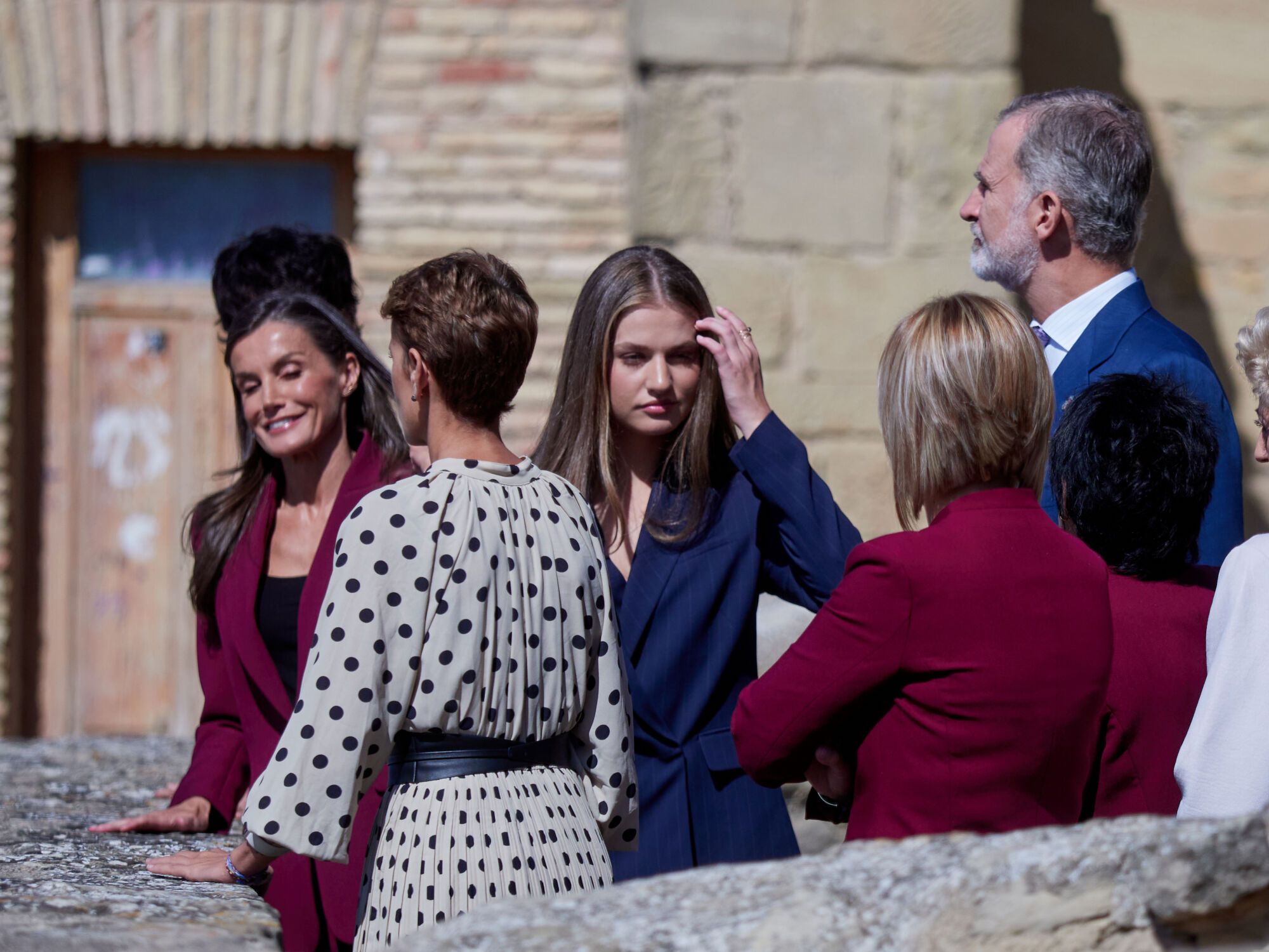 EN IMÁGENES: Leonor se da un baño de multitudes en su estreno como Princesa de Viana