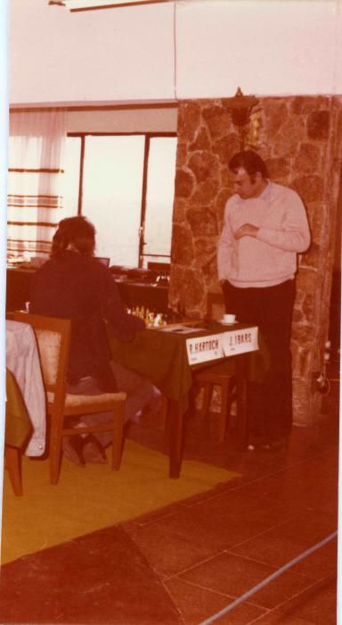 Primer Torneig Internacional d'Escacs Costa Brava a l'Hotel Piscina de Port Salvi de Sant Feliu de Guíxols el 1973