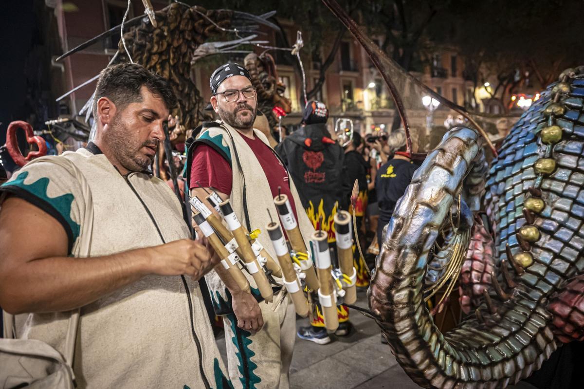 Correfoc de las Fiestas de Gràcia 2023