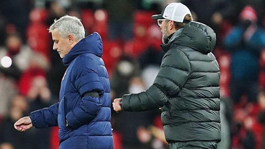 ¿Qué se dijeron Mourinho y Klopp?