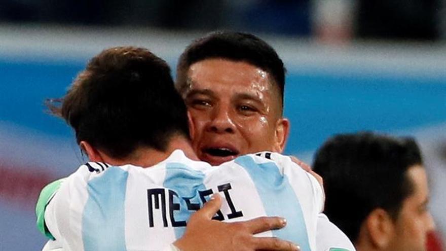 Rojo y Messi clasifican a Argentina en un partido agónico